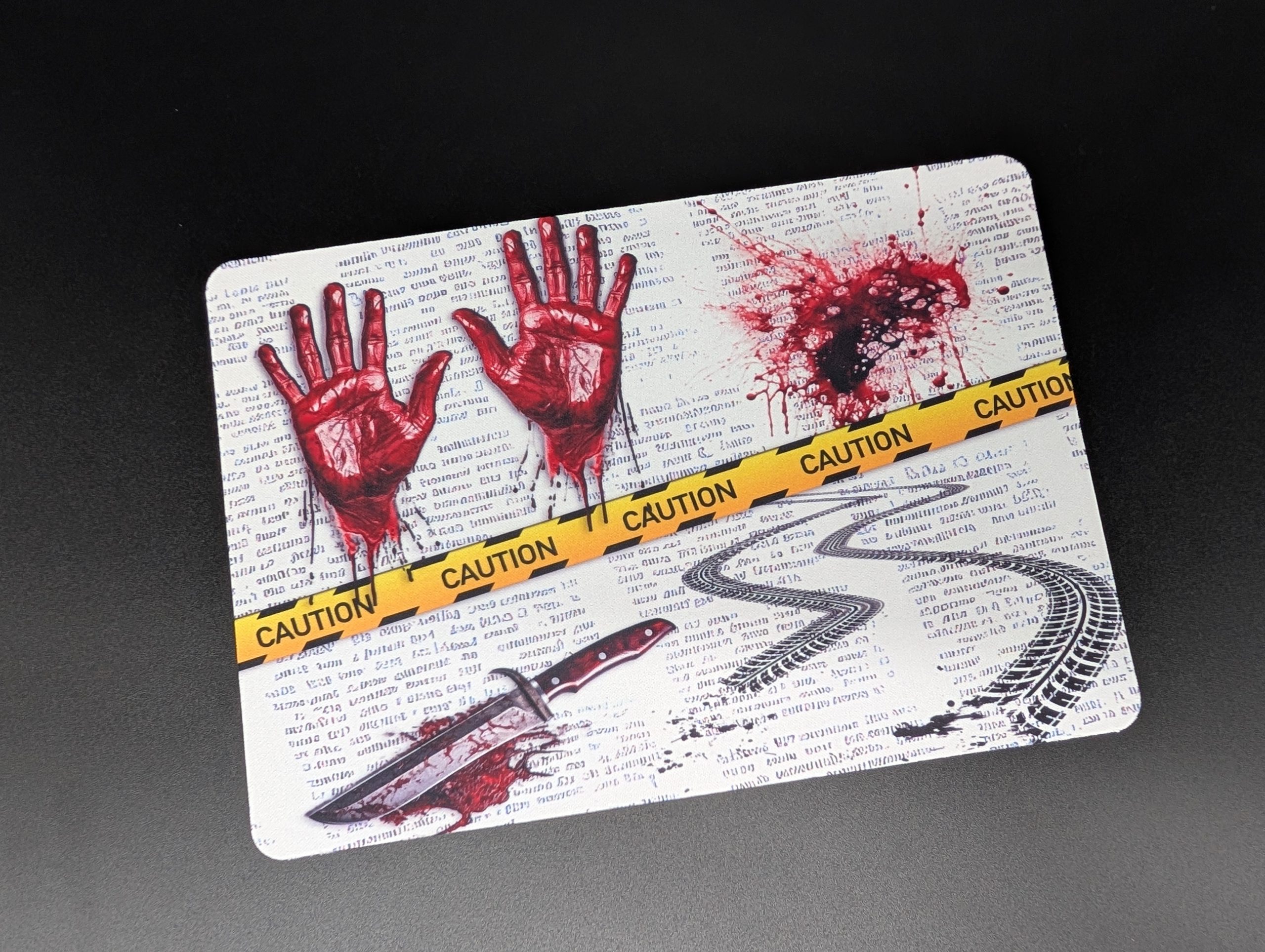Tapis de souris rectangle - Scène de crime