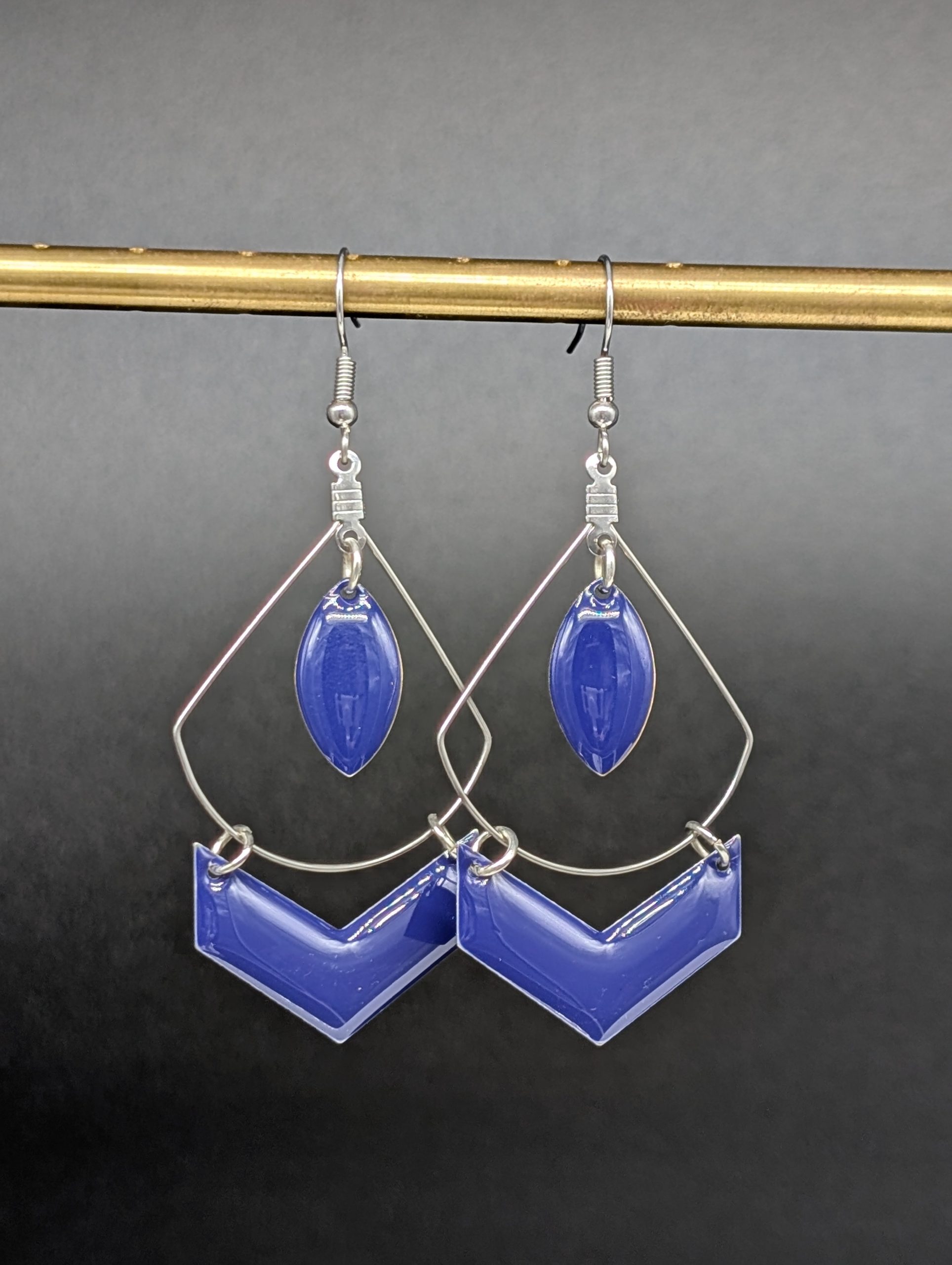 Boucles d'oreilles Wonder bleu