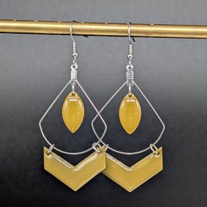 Boucles d'oreilles Wonder kaki