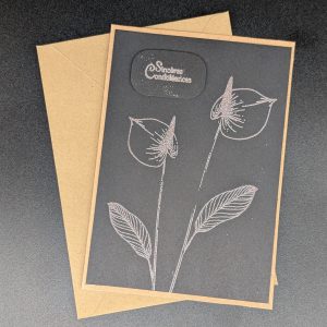 Carte 1101 - Sincères condoléances