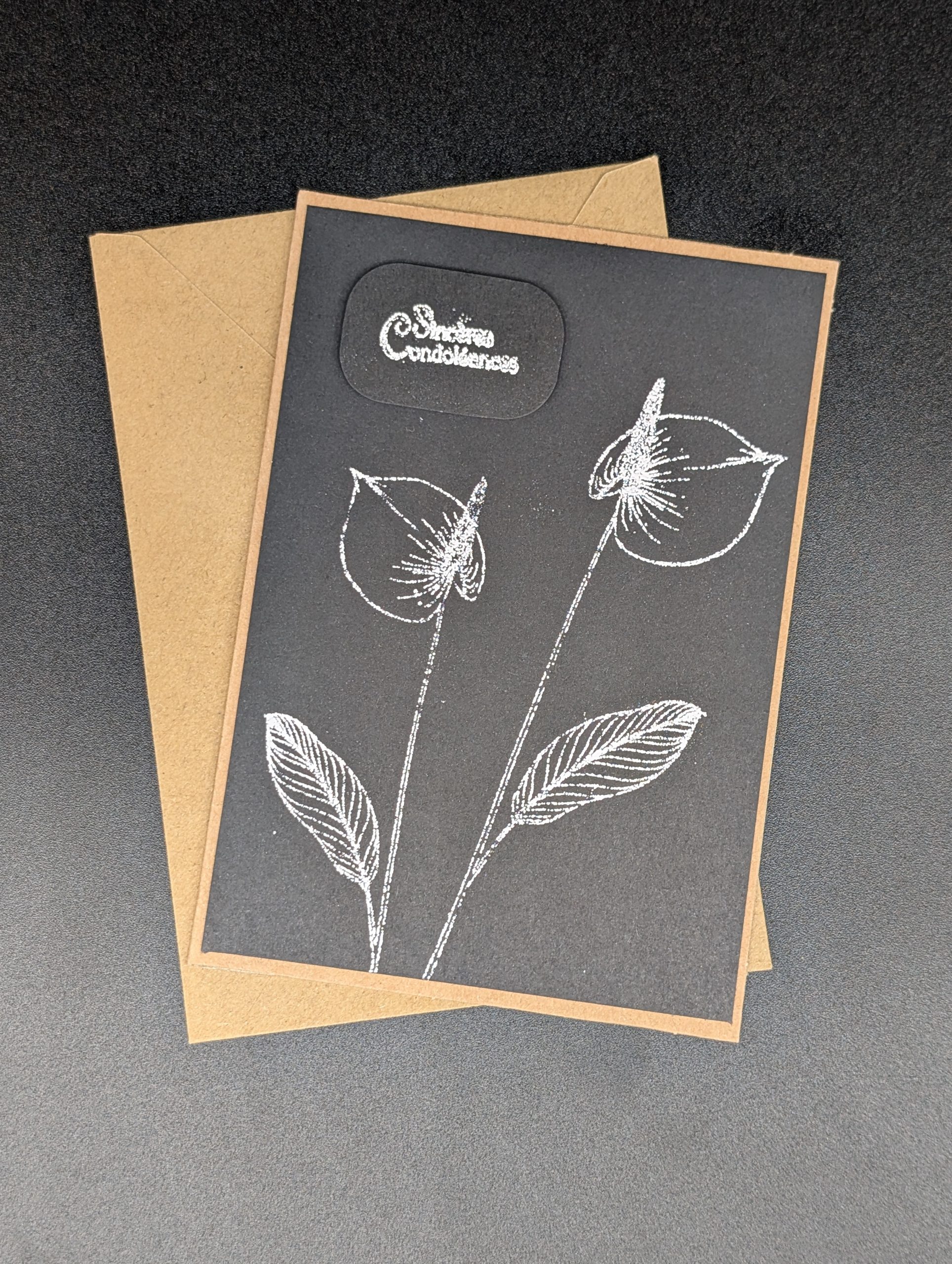 Carte 1110 - Sincères condoléances