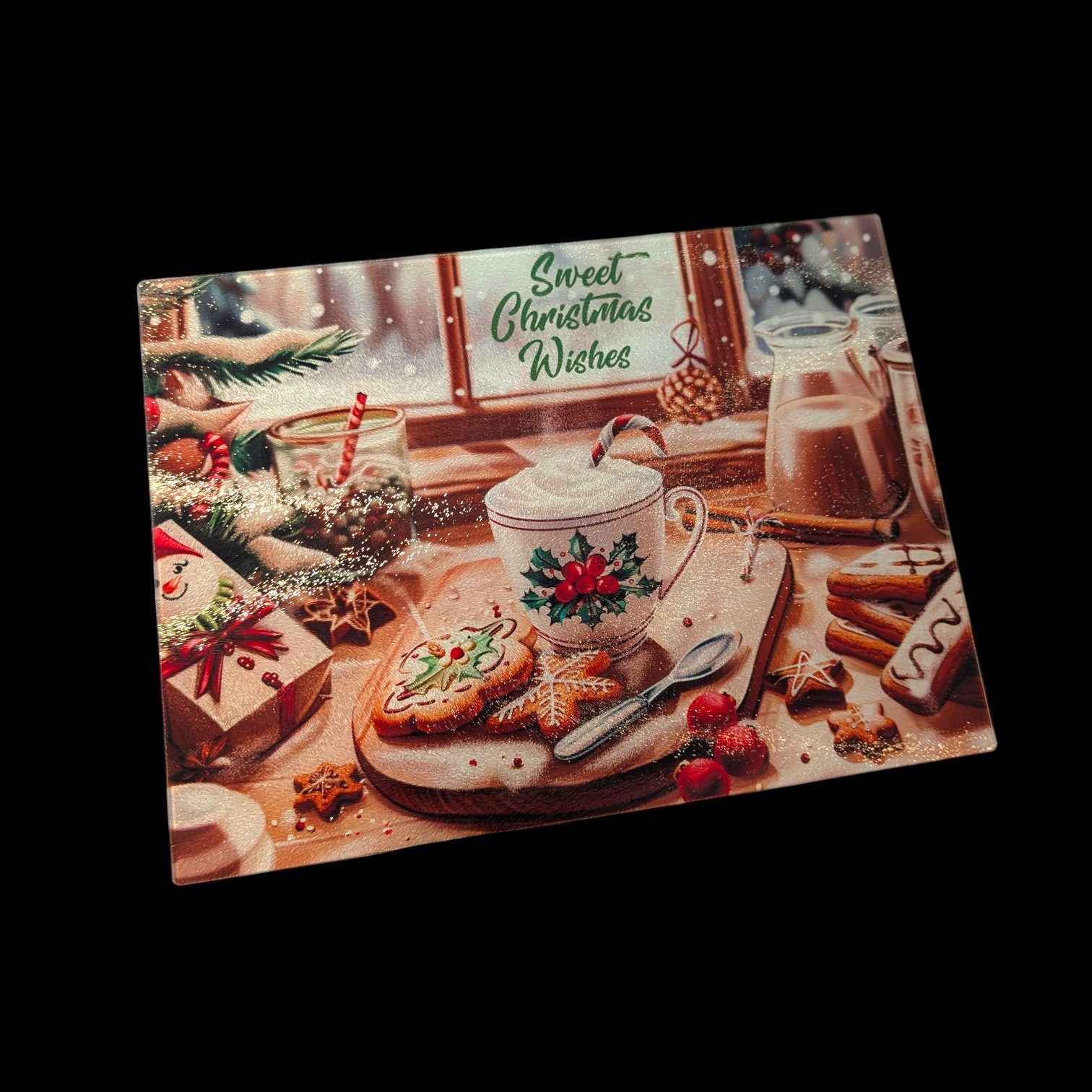 Planche à découper - Biscuits de noël