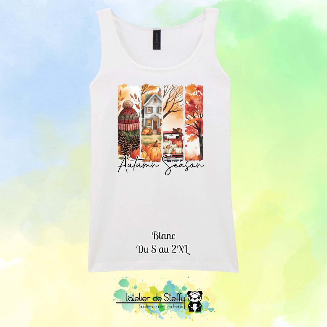 Débardeur Marie - Ambiance d'automne