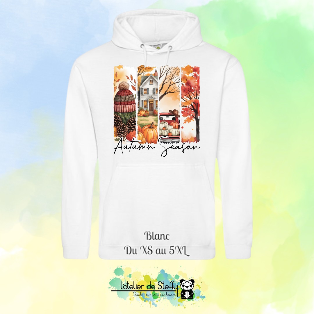 Sweat capuche Kalb - Ambiance d'automne