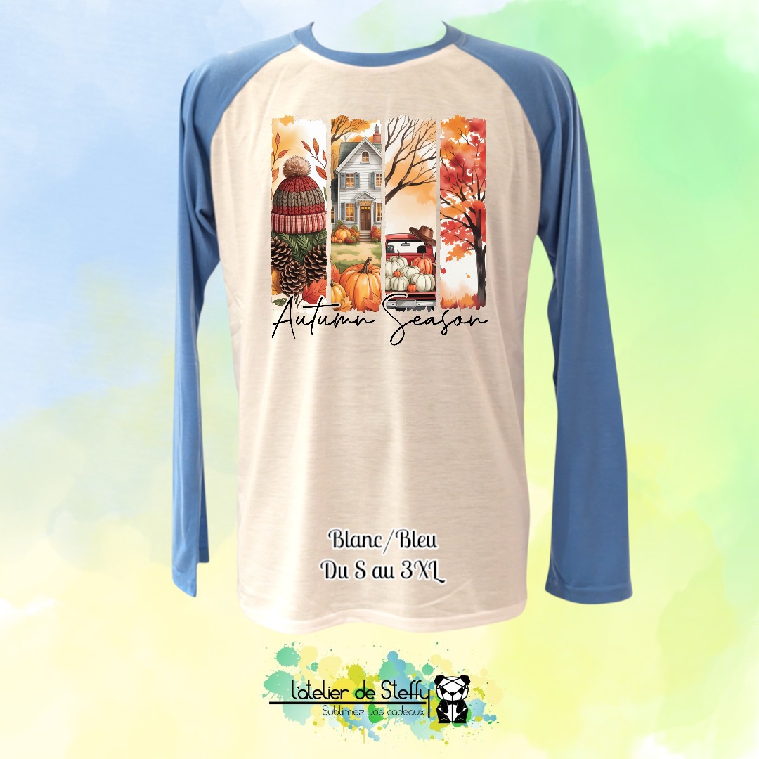 Tee shirt manches longues Adam - Ambiance d'automne