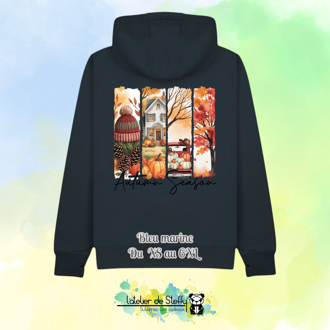Veste sweat capuche Cath - Ambiance d'automne – Image 4