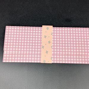 Pochette cadeau - Carreaux roses