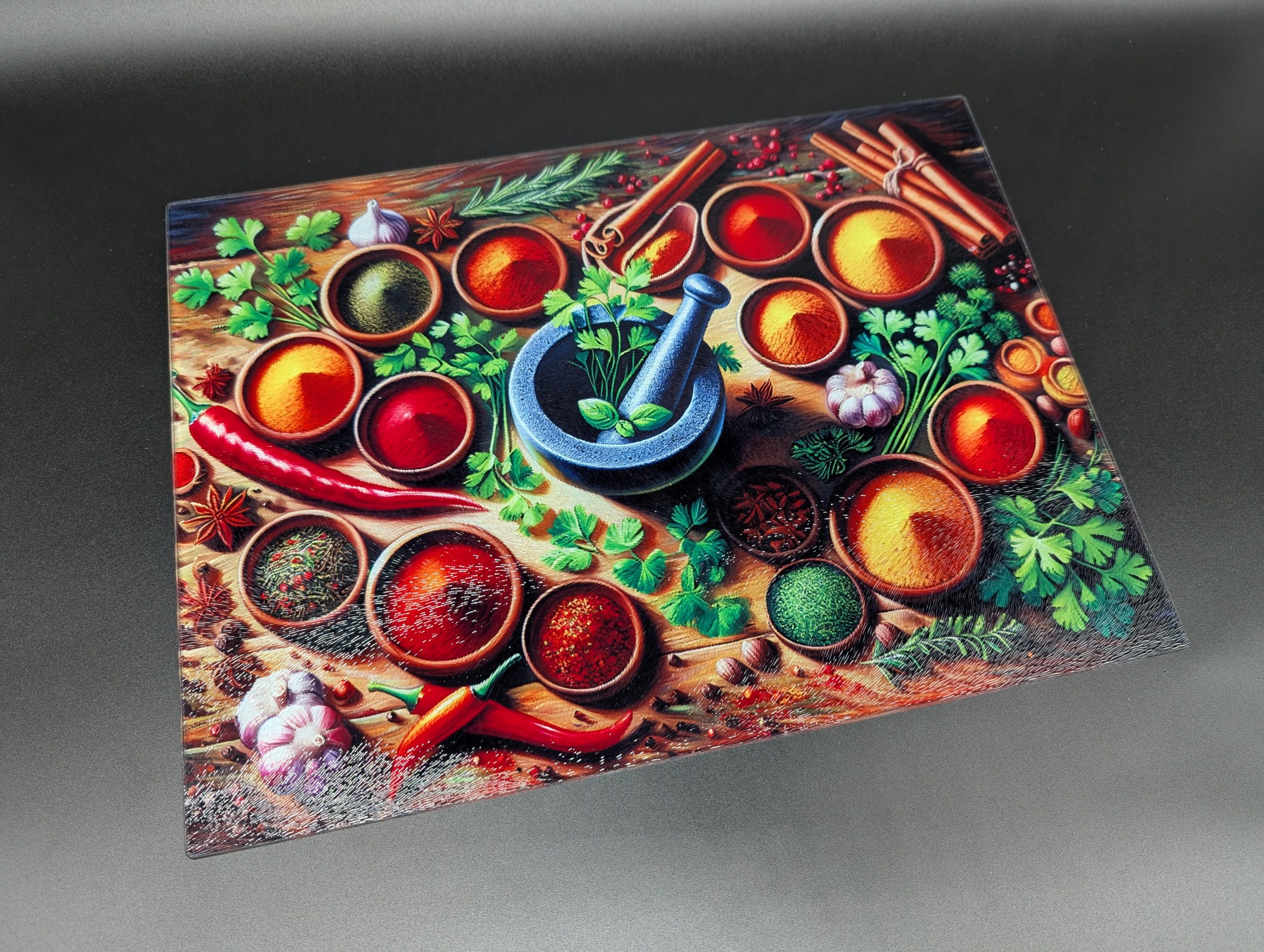 Planche à découper - Epices