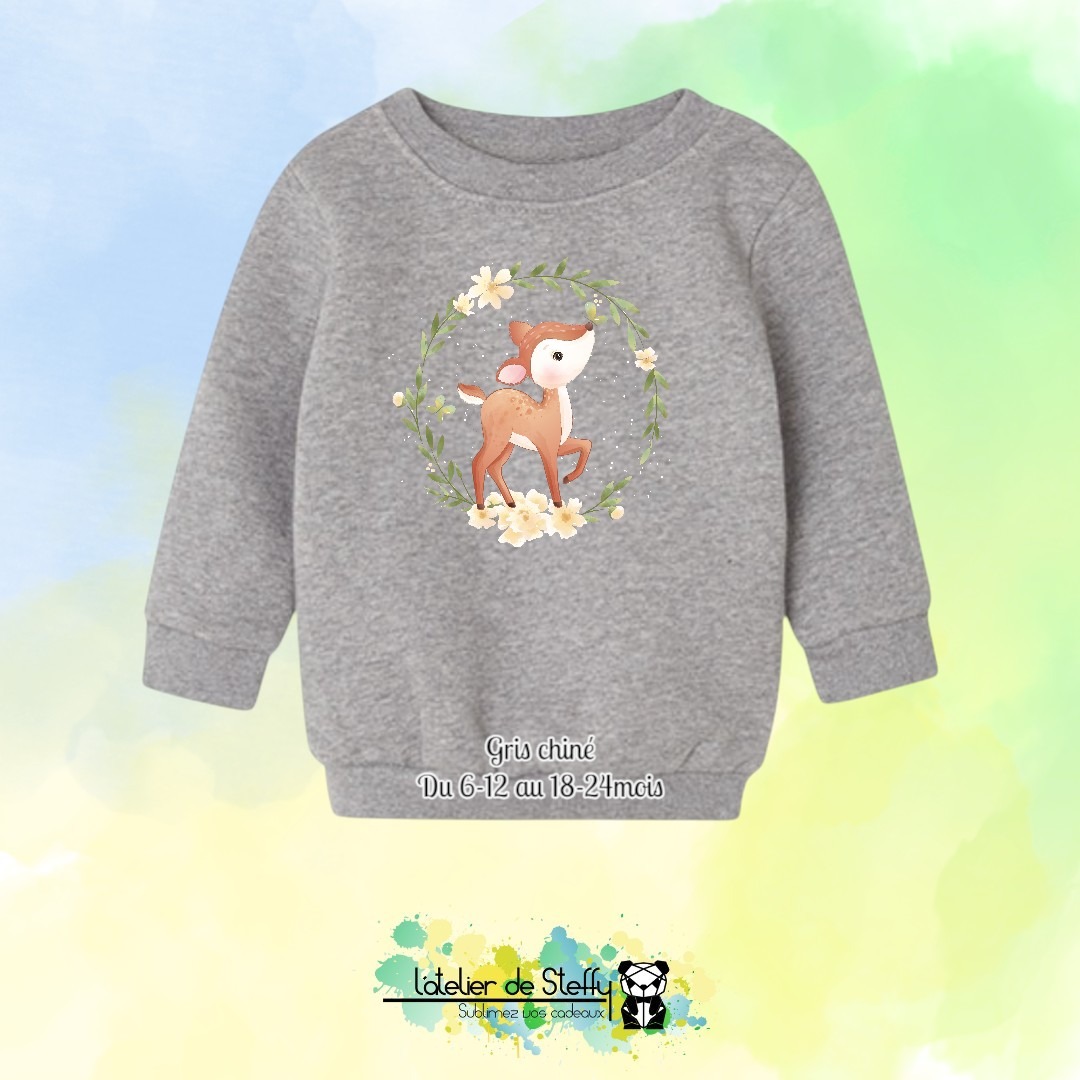 Sweat col rond Choupinou - Bichette – Image 3