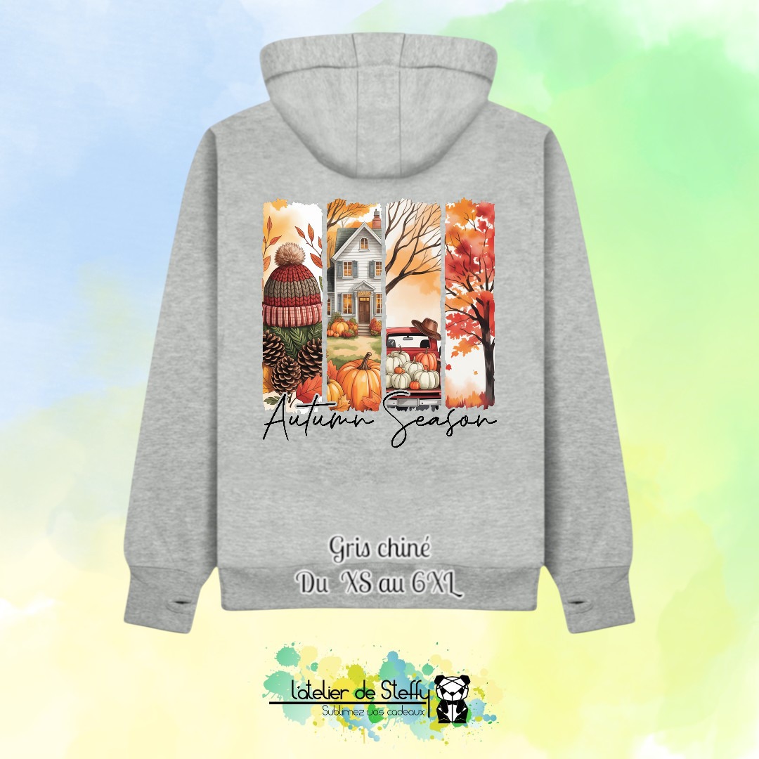 Veste sweat capuche Cath - Ambiance d'automne – Image 15