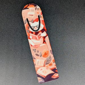 Marque page en alu - Lapin qui lit