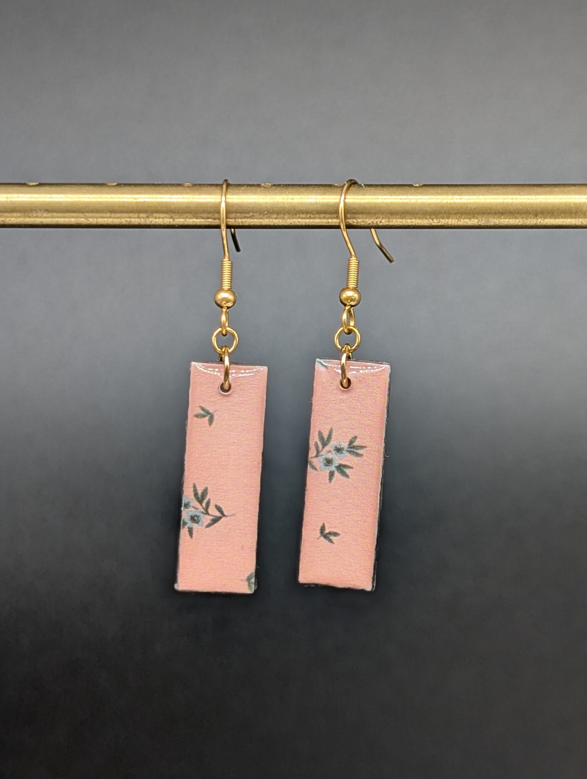 Boucles d'oreilles Paola - Fleurs de pêche