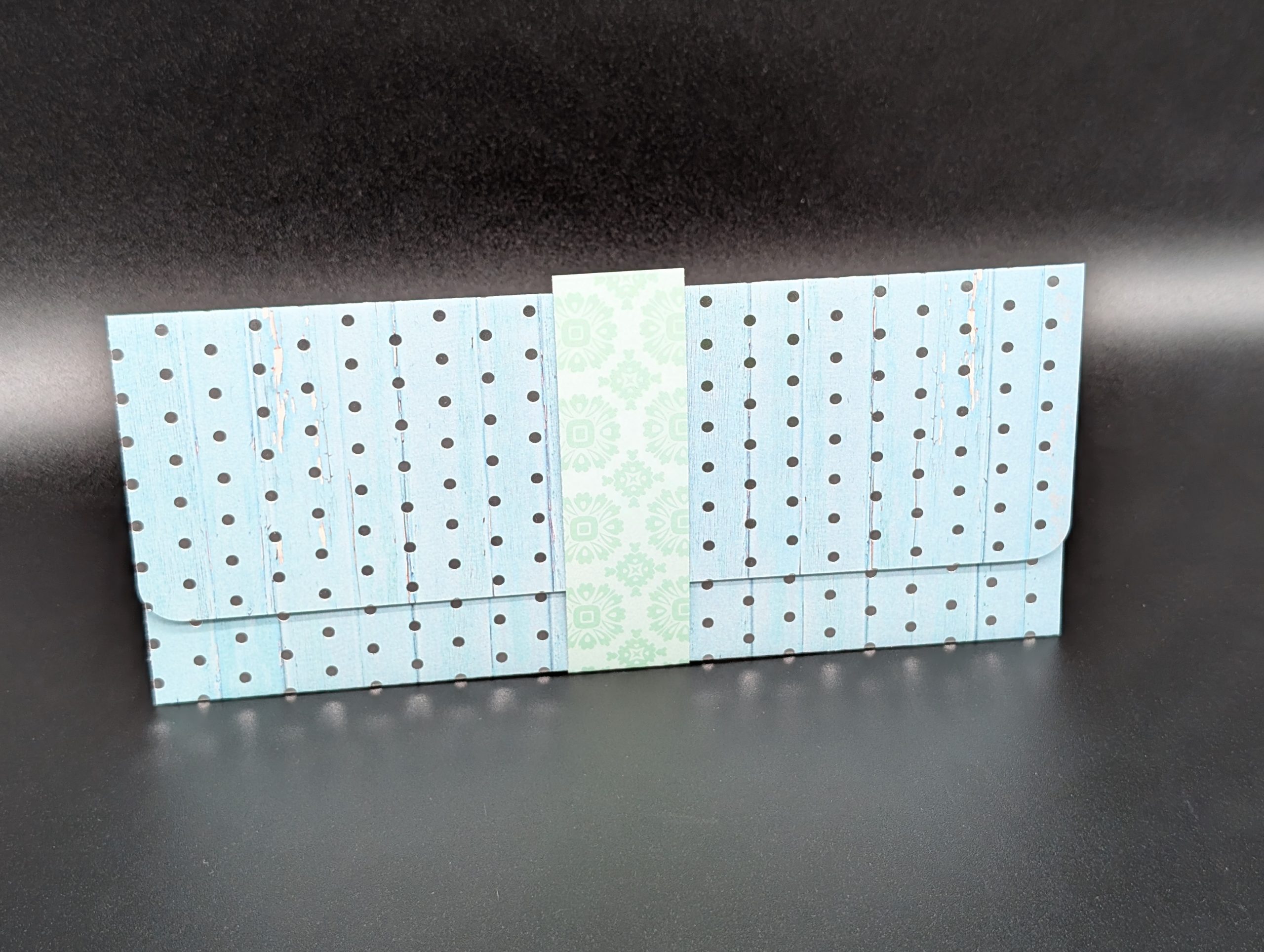 Pochette cadeau - Pois métalliques