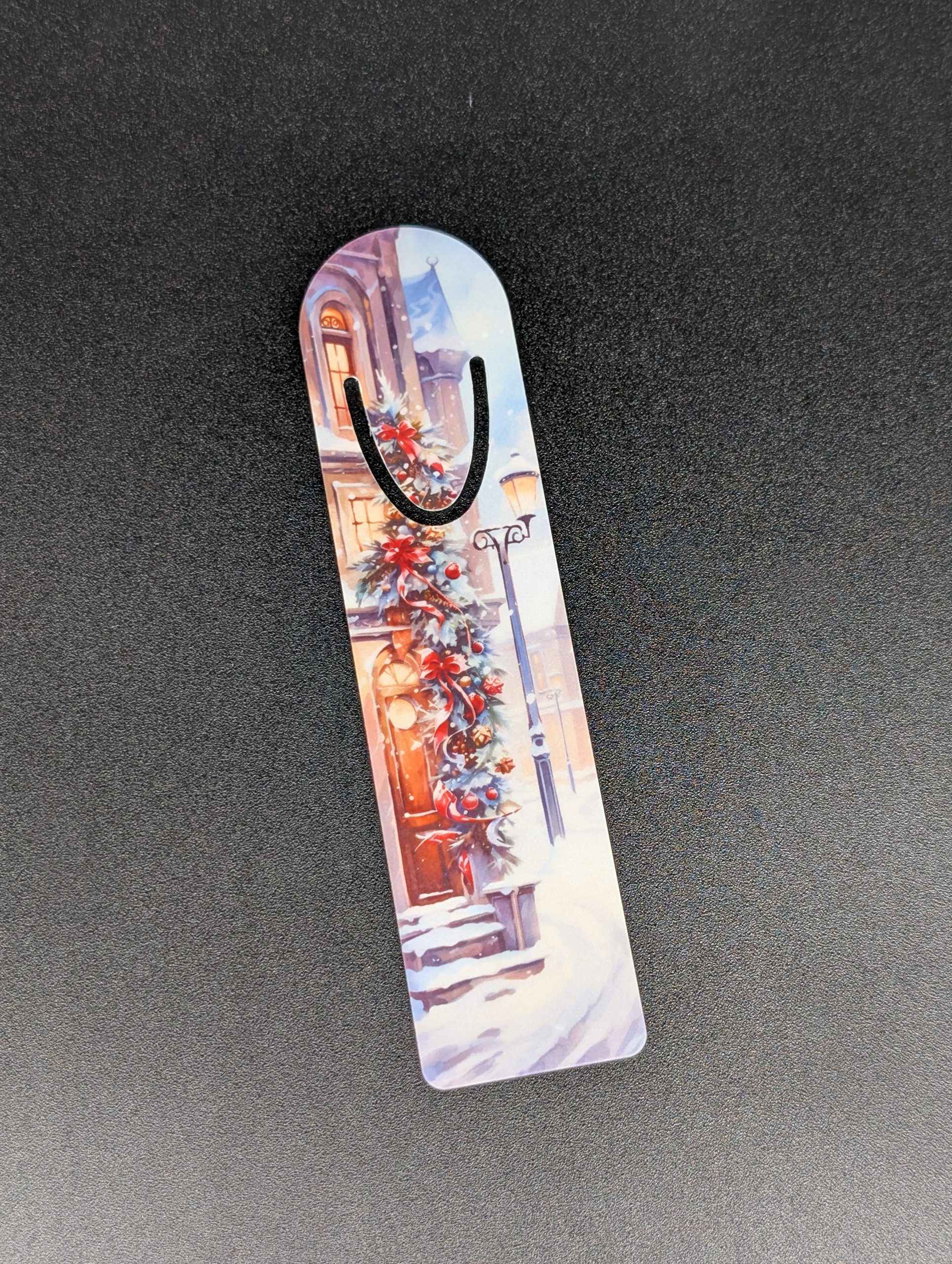 Marque page en alu - Rue de noël