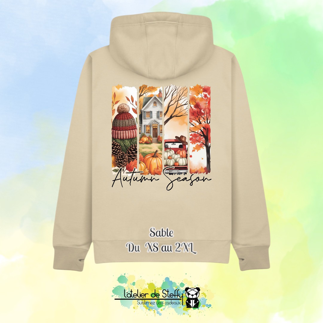 Veste sweat capuche Cath - Ambiance d'automne – Image 22