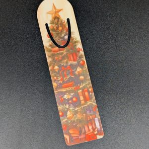 Marque page en alu - Sapin vintage