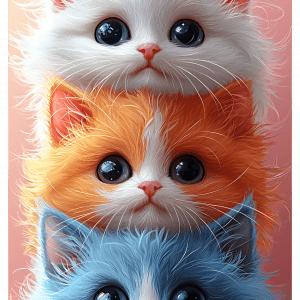 Boîte métal rectangle - Tableau de chats - Spécial Calendrier de l'avent 2025