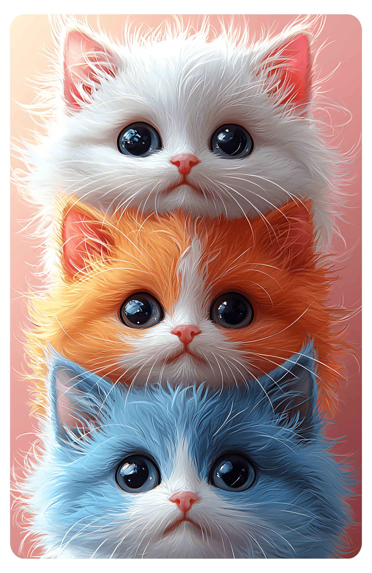 Boîte métal rectangle - Tableau de chats - Spécial Calendrier de l'avent 2025