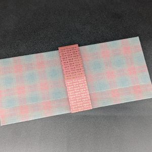 Pochette cadeau - Tartan de noël