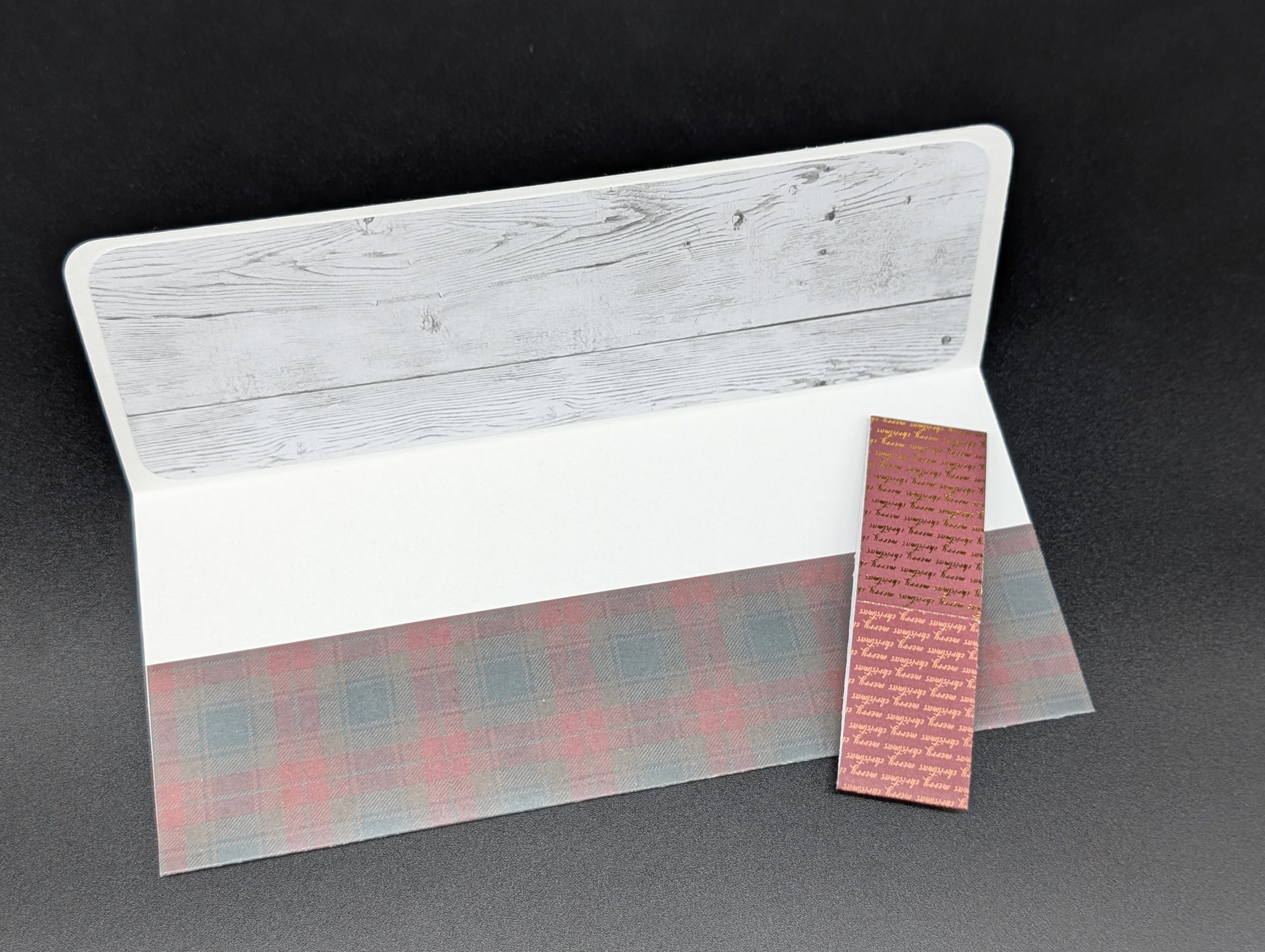 Pochette cadeau - Tartan de noël – Image 2