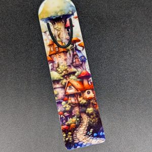 Marque page en alu - Village champignon 2