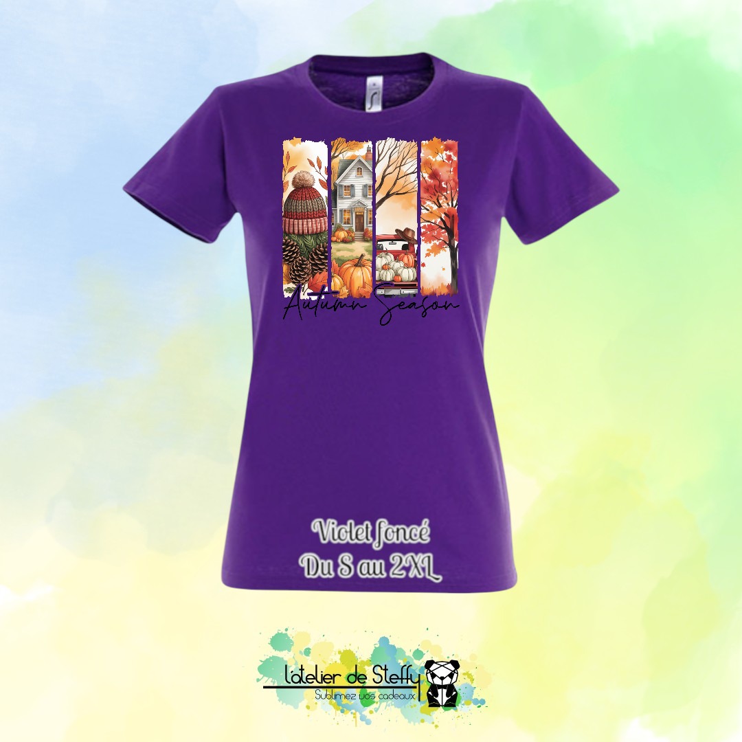 Tee shirt Steffy - Ambiance d'automne – Image 31