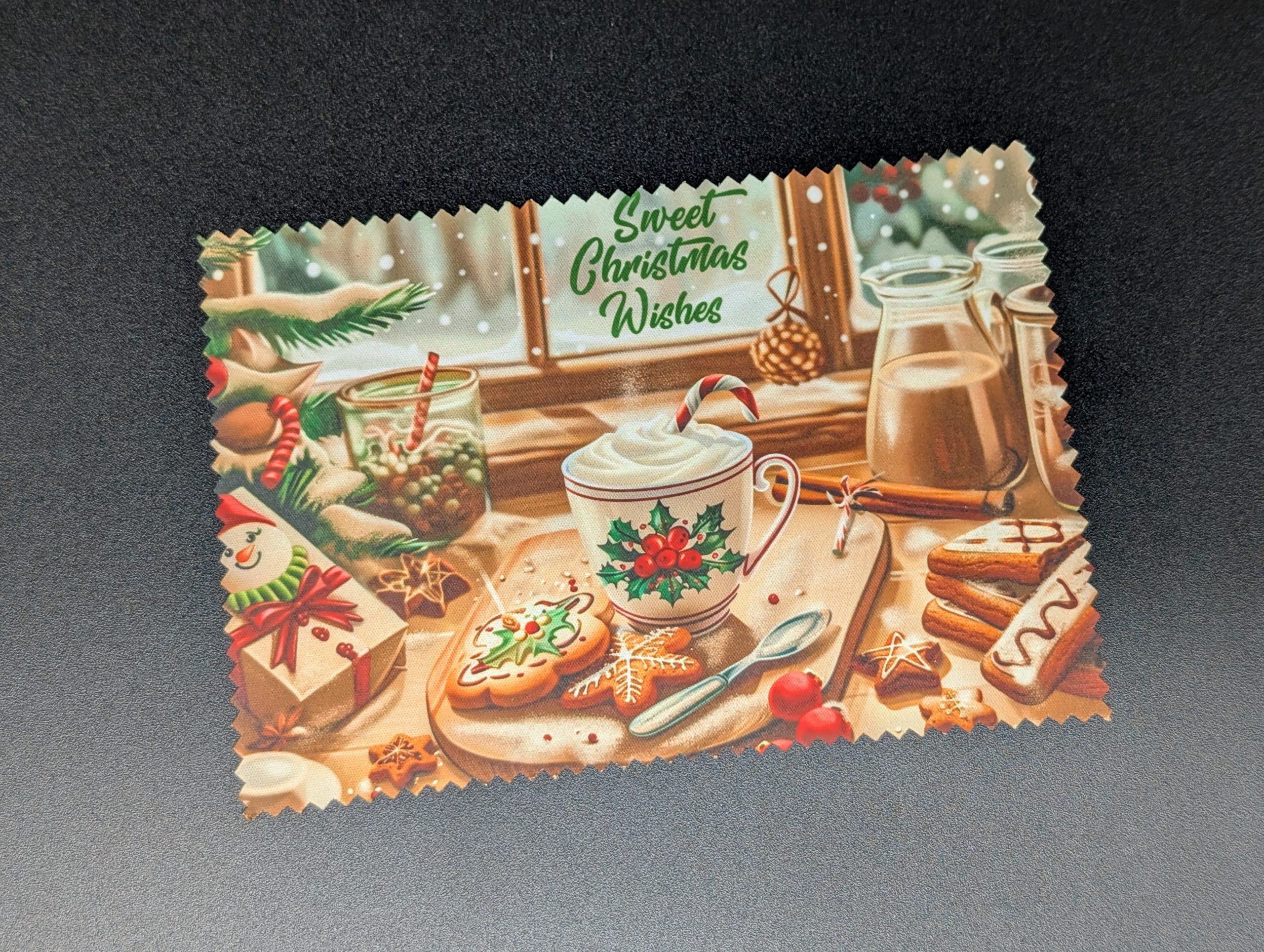 Lingette lunettes/écrans - Biscuits de noël