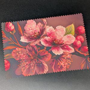 Lingette lunettes/écrans - Fleurs de cerisier roses