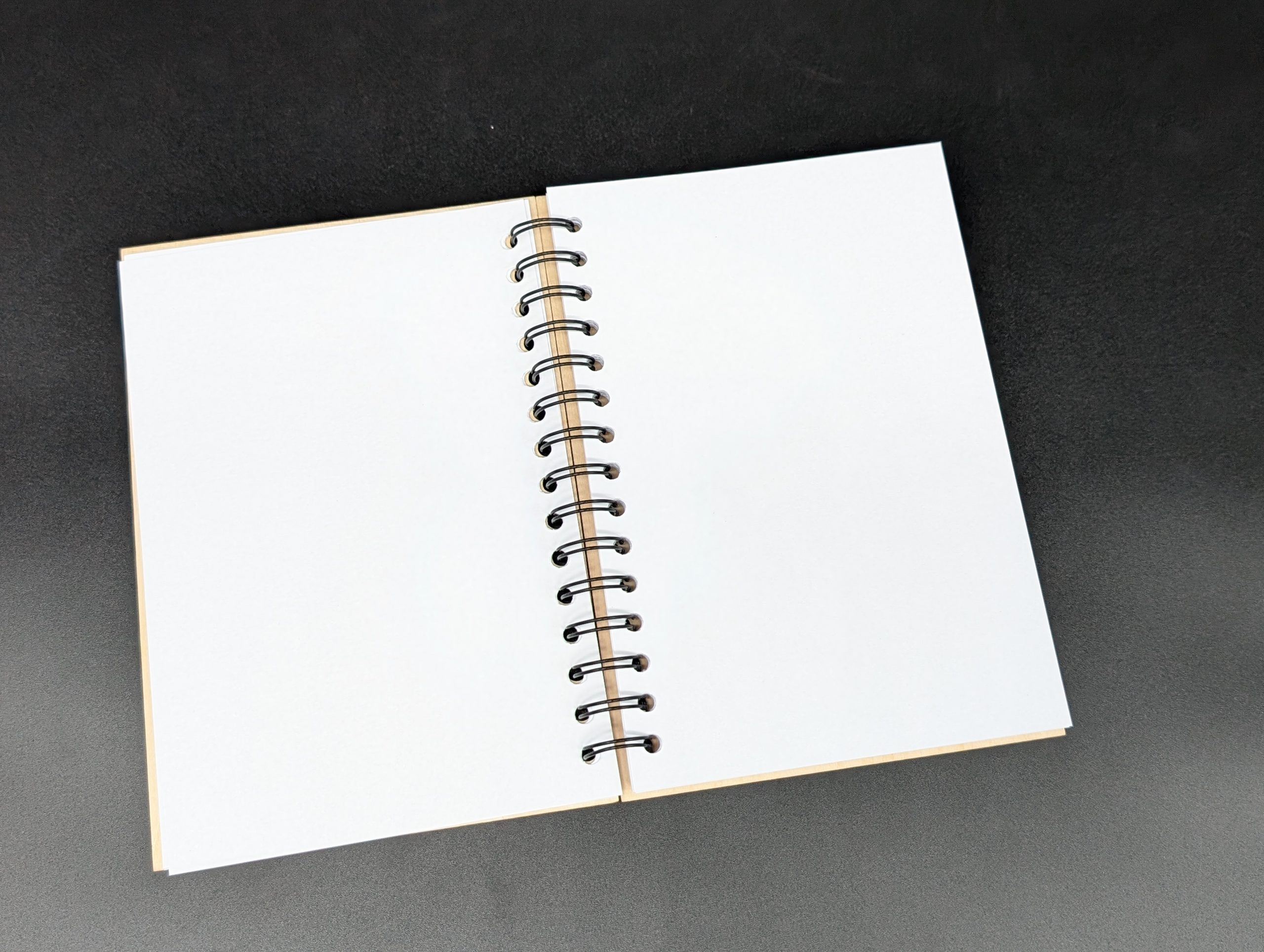 Carnet de notes en bois A5 - Crayon – Image 2