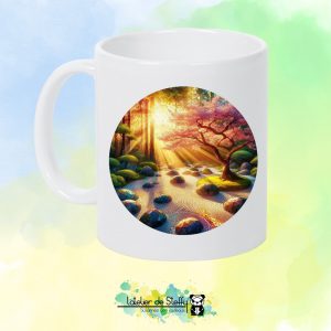 Mug blanc - Jardin zen