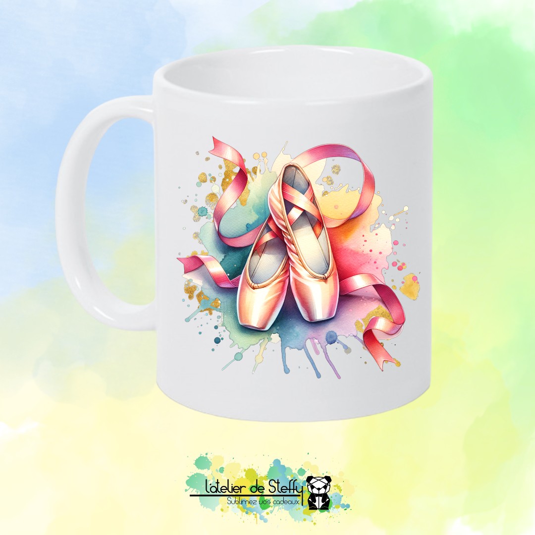Mug blanc - Ballerines