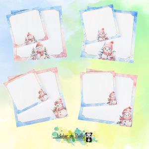 Bloc-notes - Bonhomme de neige