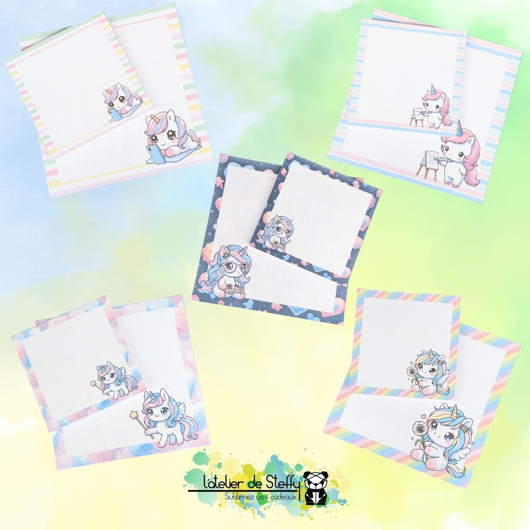 Bloc-notes - Licorne