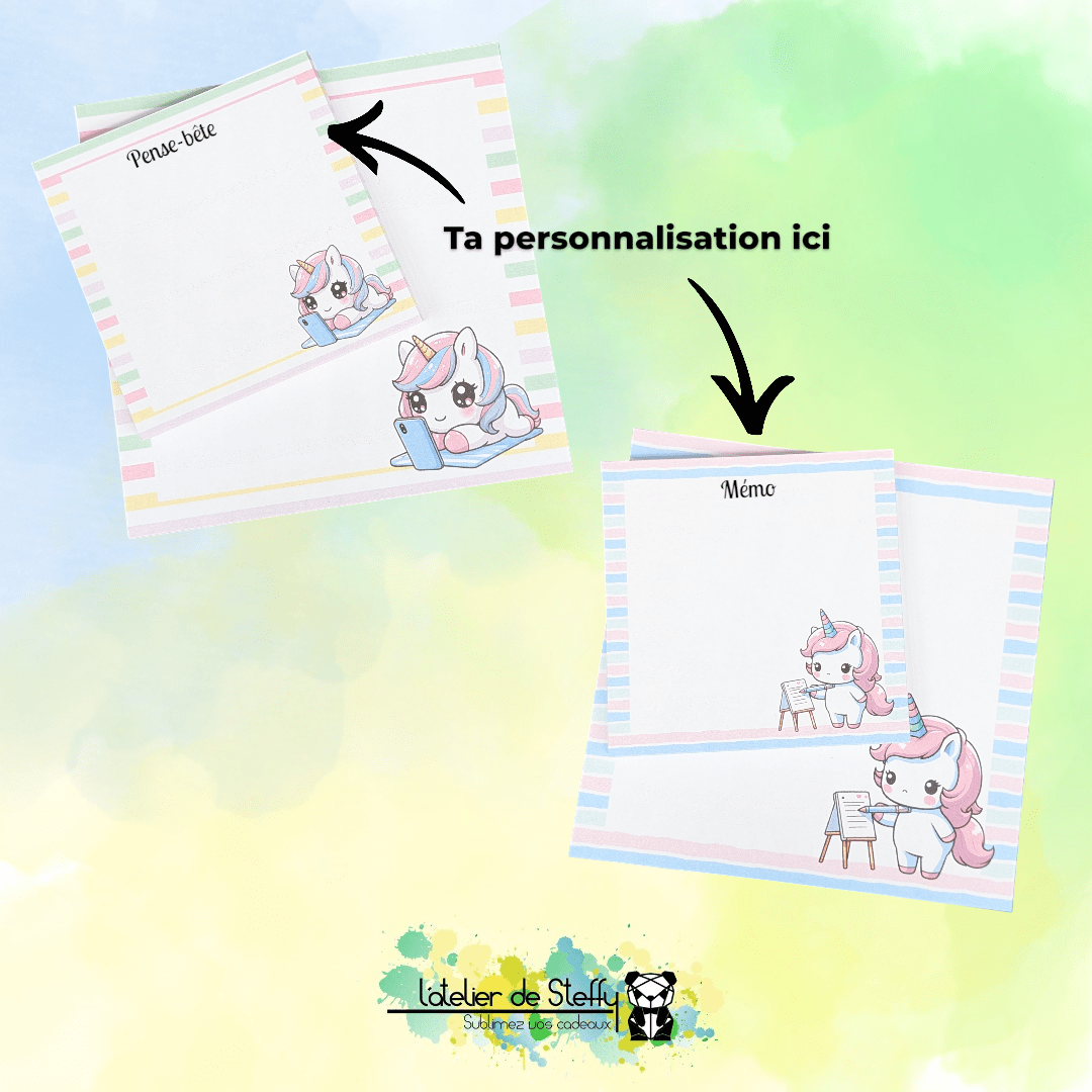 Bloc-notes - Licorne – Image 2
