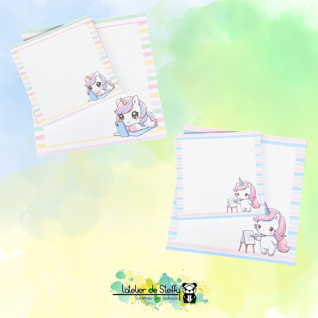 Bloc-notes - Licorne