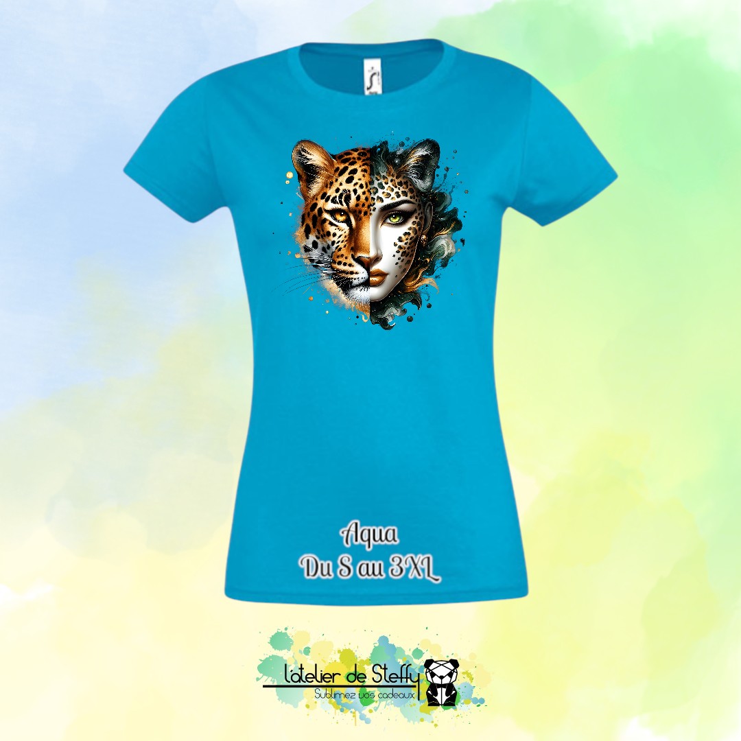 Tee shirt Steffy - Femme léopard