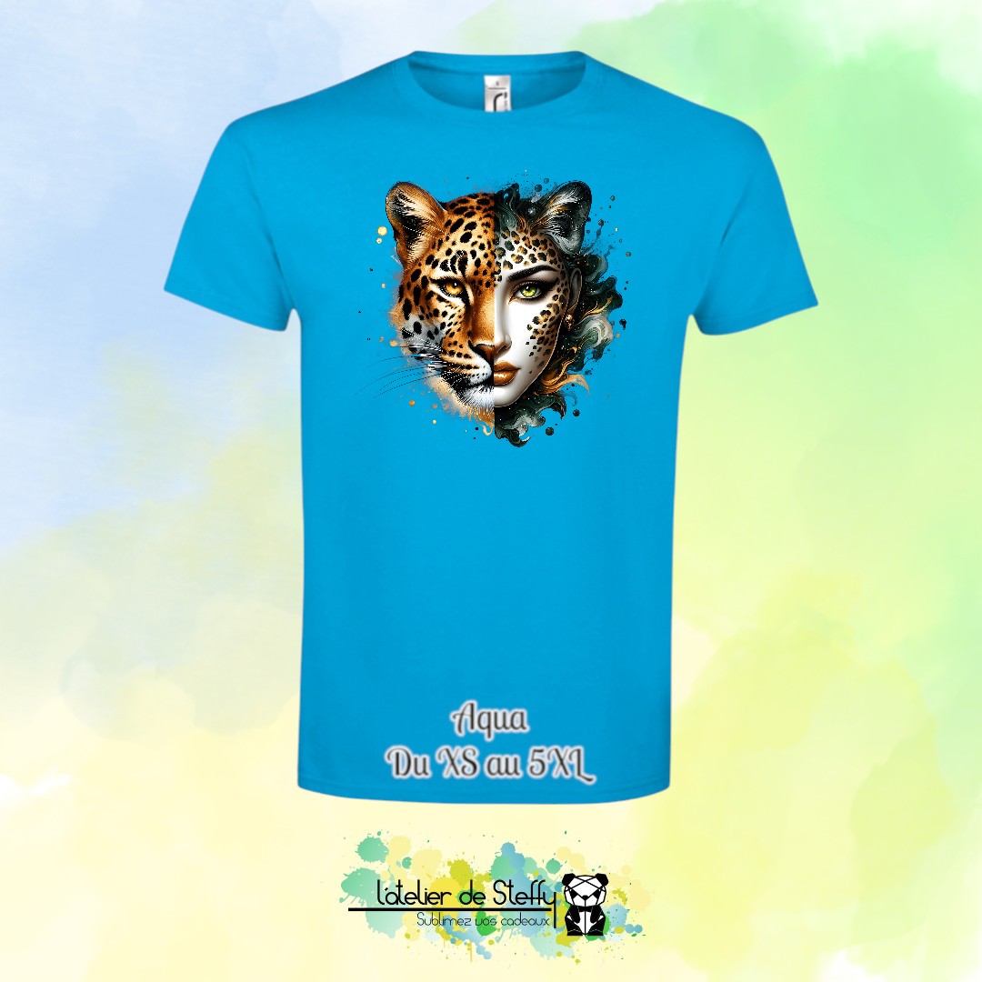 Tee shirt Zhom - Femme léopard