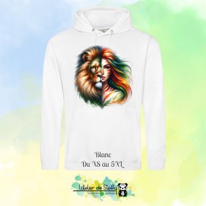 Sweat capuche Kalb - Femme lion