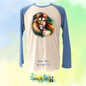 Tee shirt manches longues Adam - Femme lion