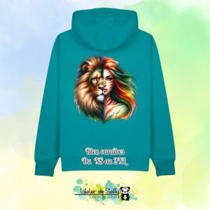 Veste sweat capuche Cath - Femme lion