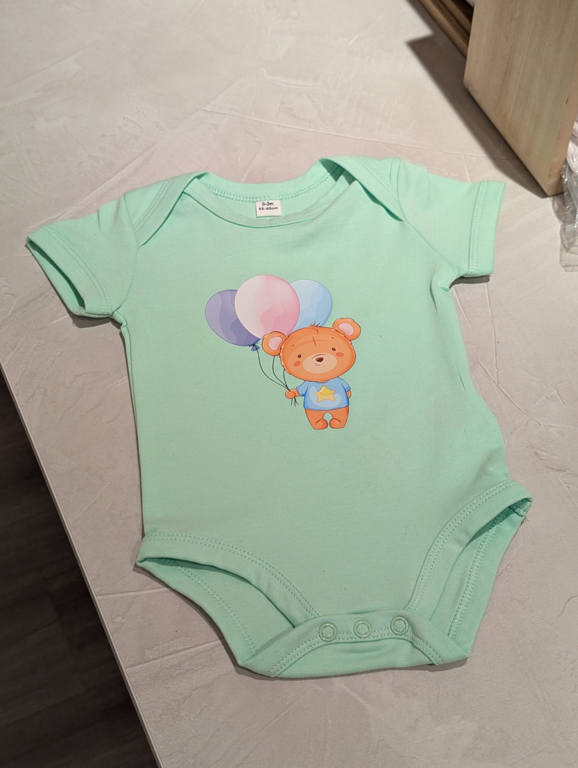 Body Pouyoute - Ourson ballons - 0/3 mois