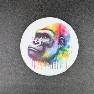 Magnet rond - Gorille