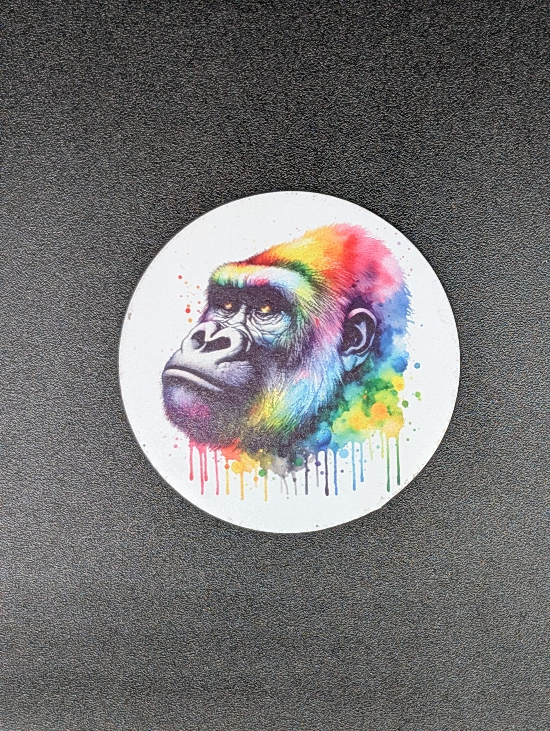 Magnet rond - Gorille