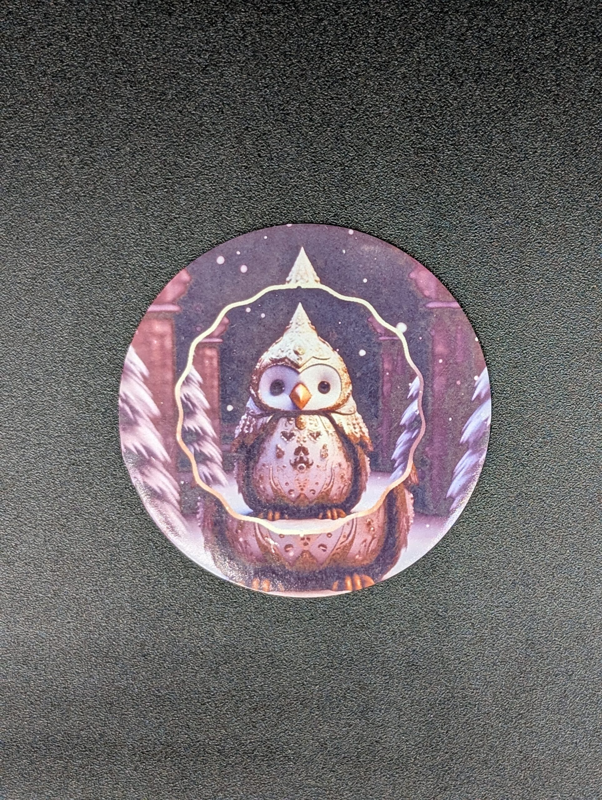 Magnet rond - Pingouin