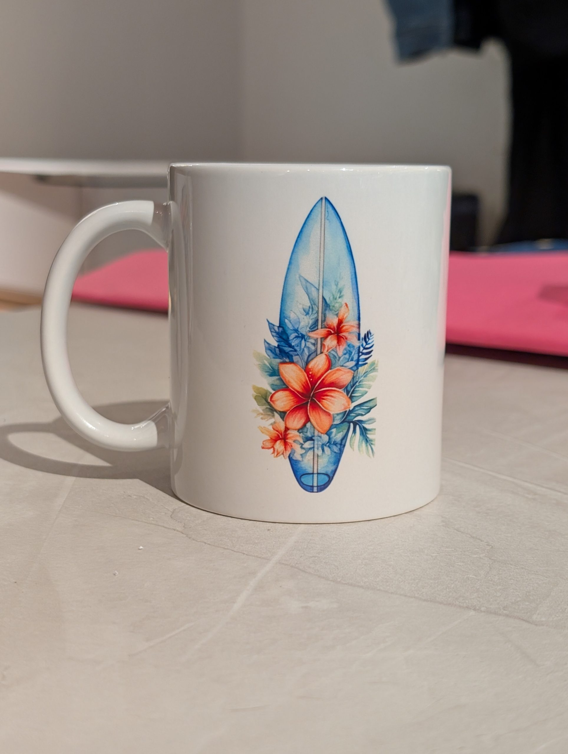 Mug blanc - Surf des îles