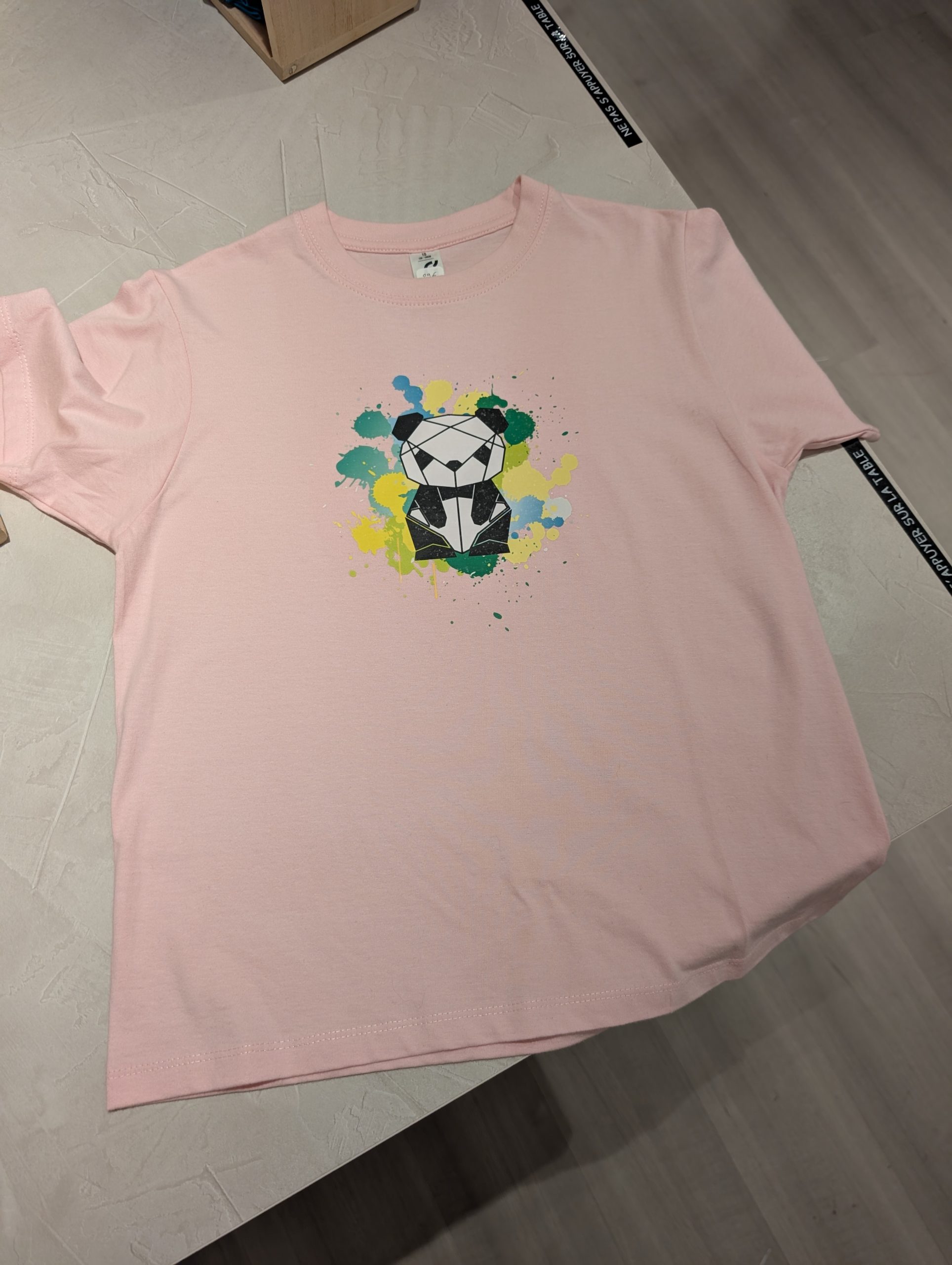 Tee shirt Max - Panda de l'atelier - 10 ans