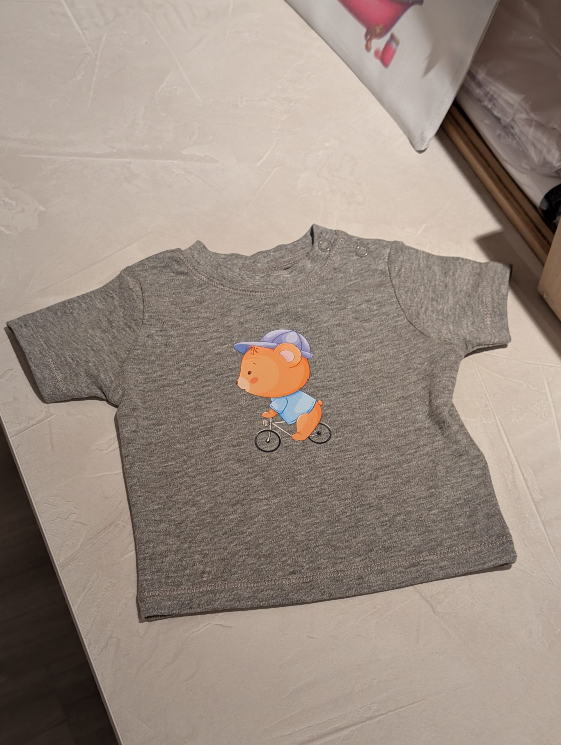 Tee shirt Speedouille - Ourson Vélo - 0/3 mois