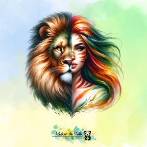 Femme lion