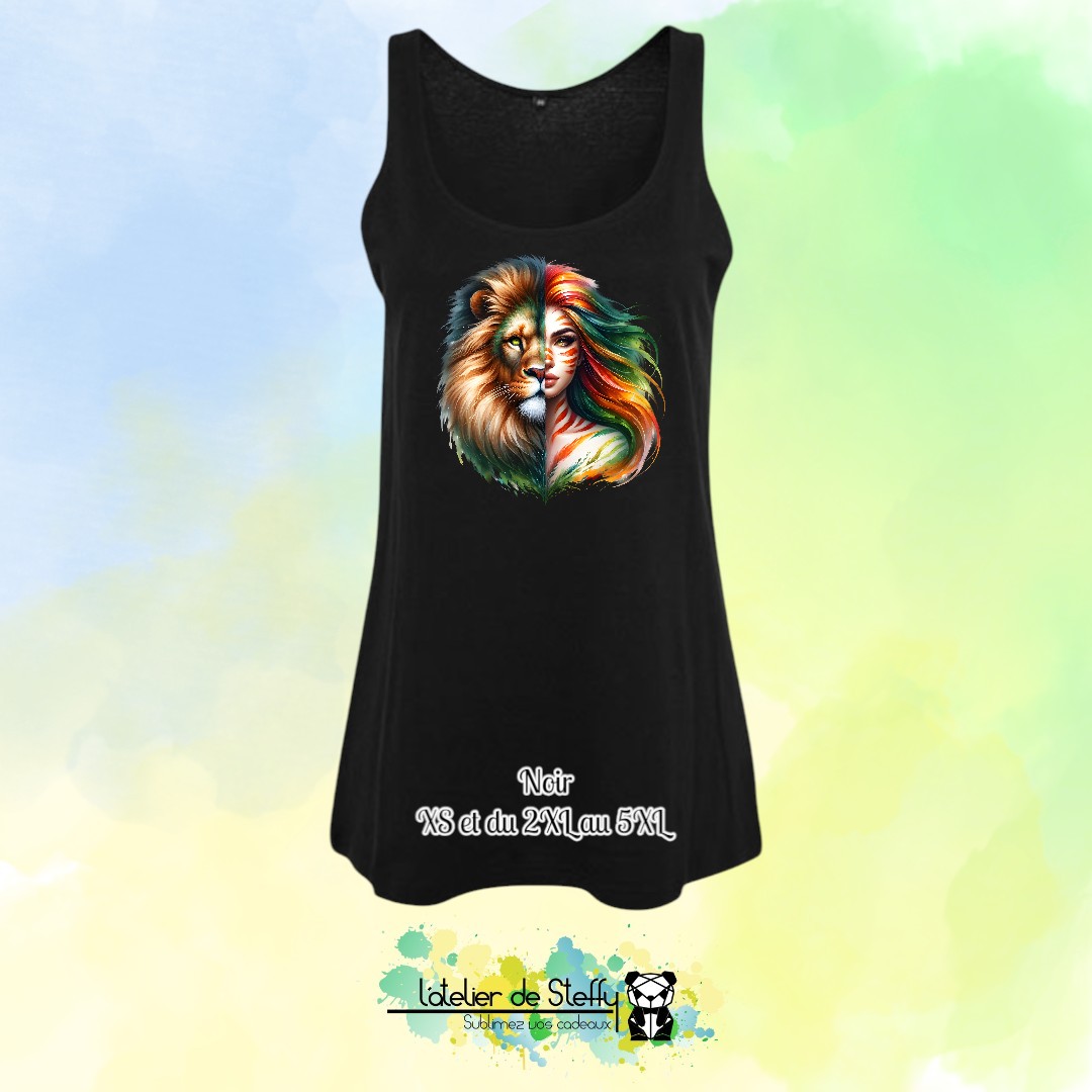 Débardeur Bérénice - Femme lion