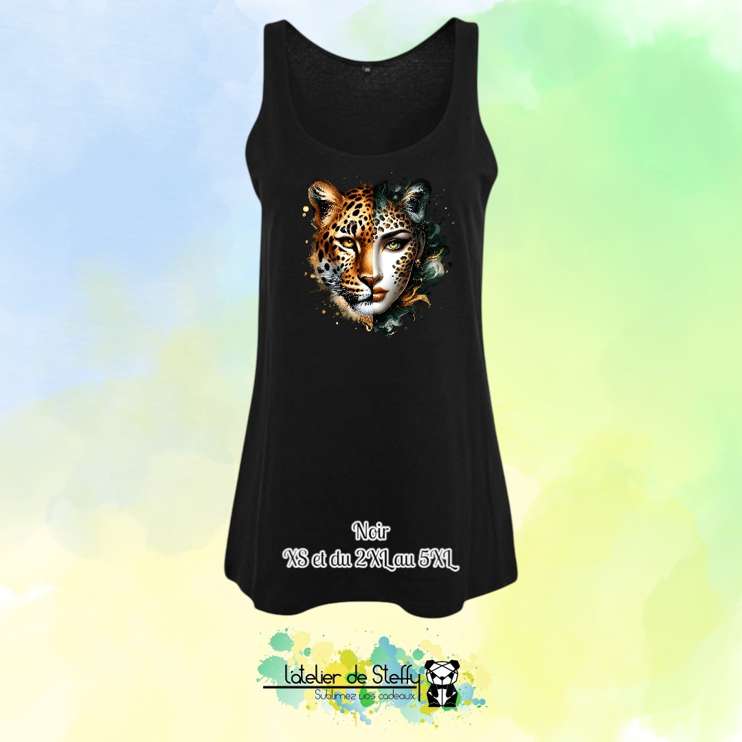 Débardeur Bérénice - Femme léopard
